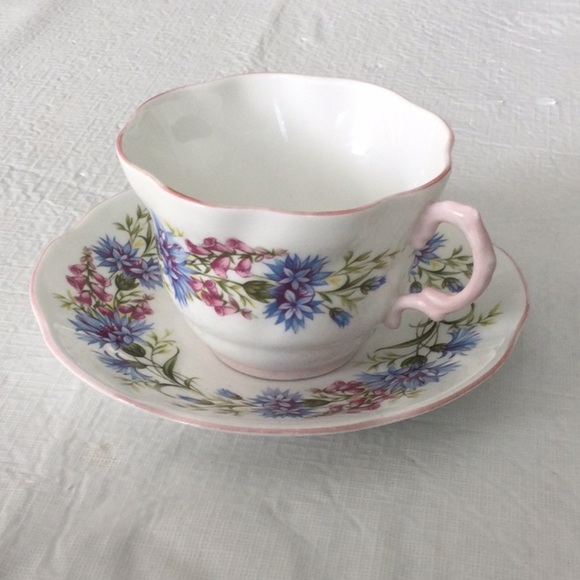 Floral Teacup and Saucer Set - Picture 1 of 6